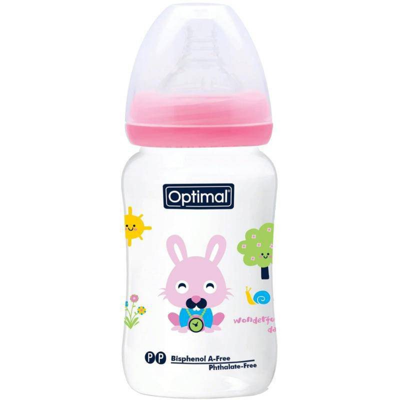 Optimal P.P. Wide Neck Feeding Bottle 240 Ml - Image 3
