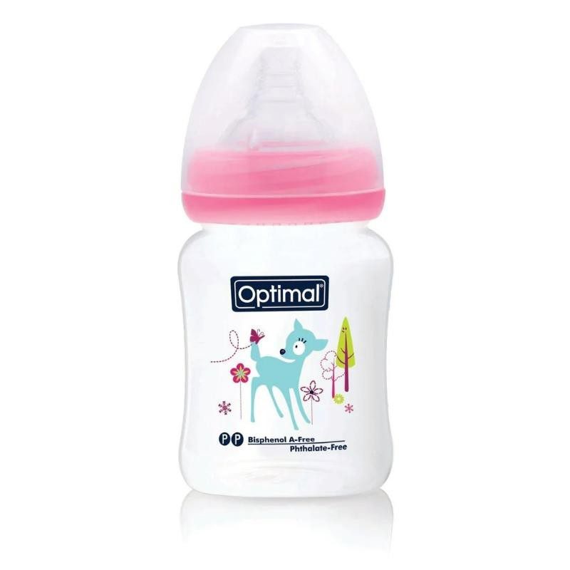 Optimal Wide Neck Feeding Bottle 180 Ml - Image 2