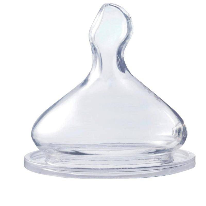 Optimal Orthodontic Silicone Nipple - Anti Colic System Medium Flow 6+ M - 2 Pieces - Image 2