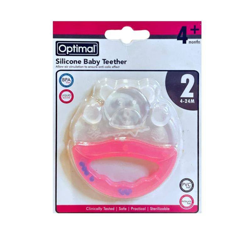 Optimal Silicone Baby Teether Resistant to Chewing & Pulling - Image 3
