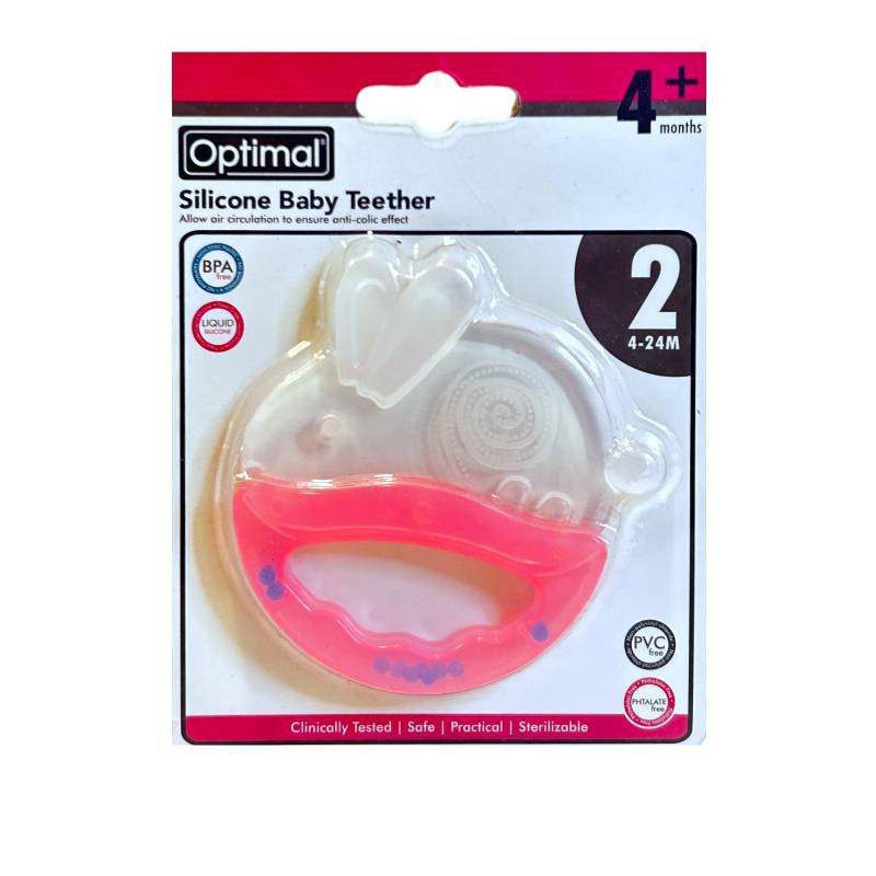 Optimal Silicone Baby Teether Resistant to Chewing & Pulling - Image 4