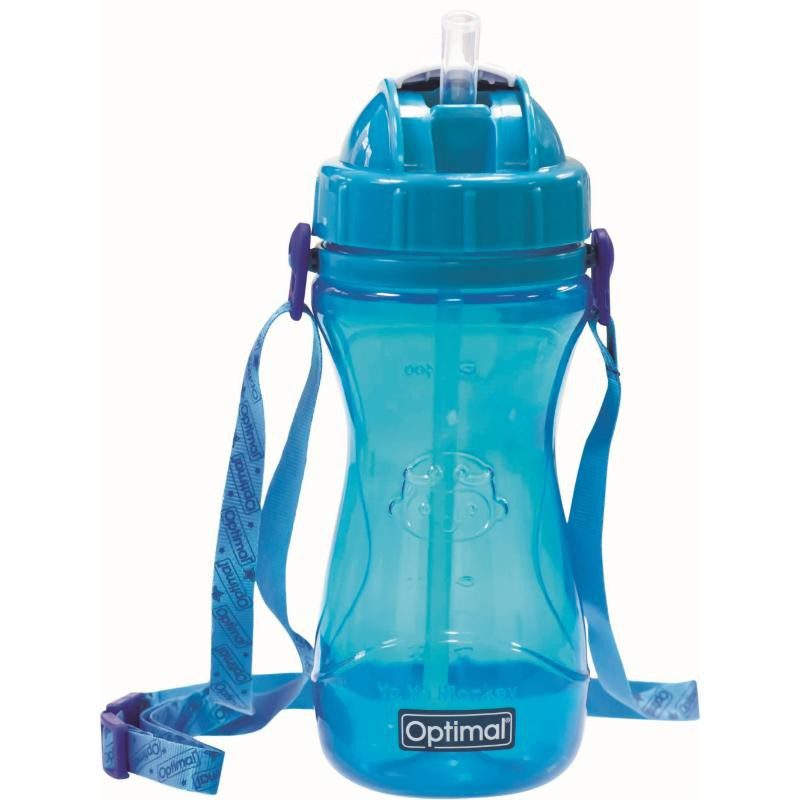 Optimal Silicone Straw Bottle 500 Ml 12+ M - Image 2