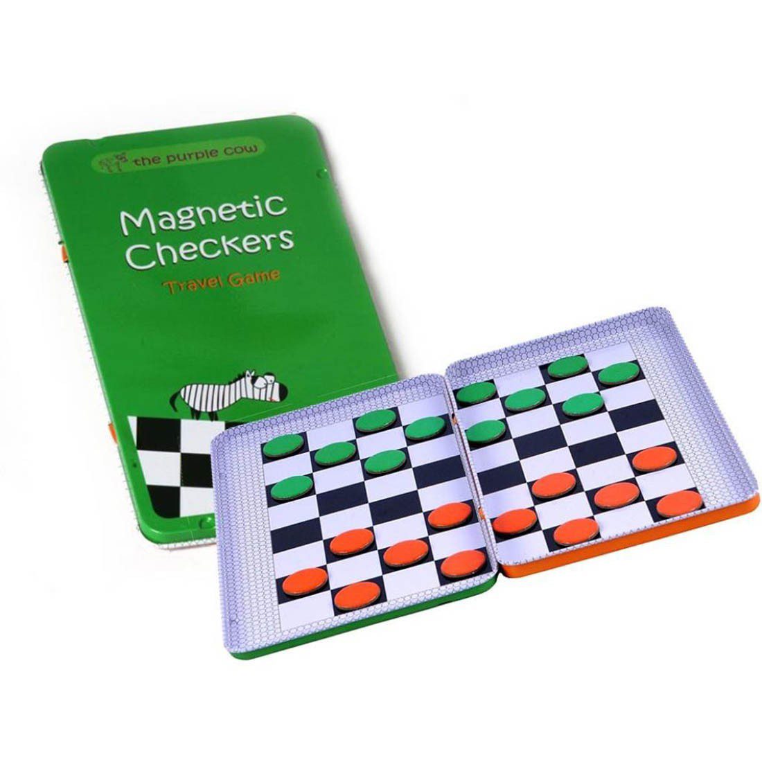 The Purple Cow Magnetic Travel Game Checkers - Image 2