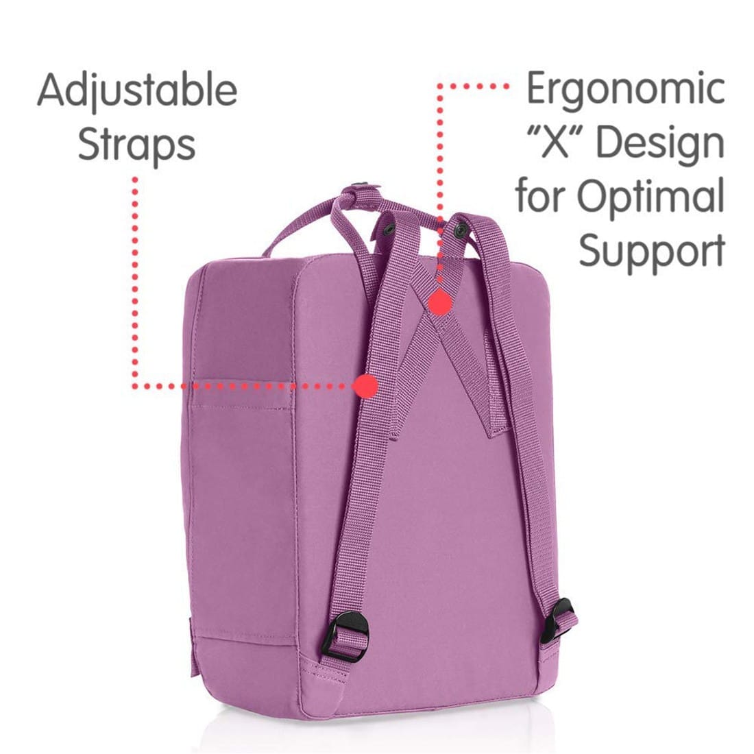 Fjallraven Kanken Classic Backpack Orchid TheOutfit.me