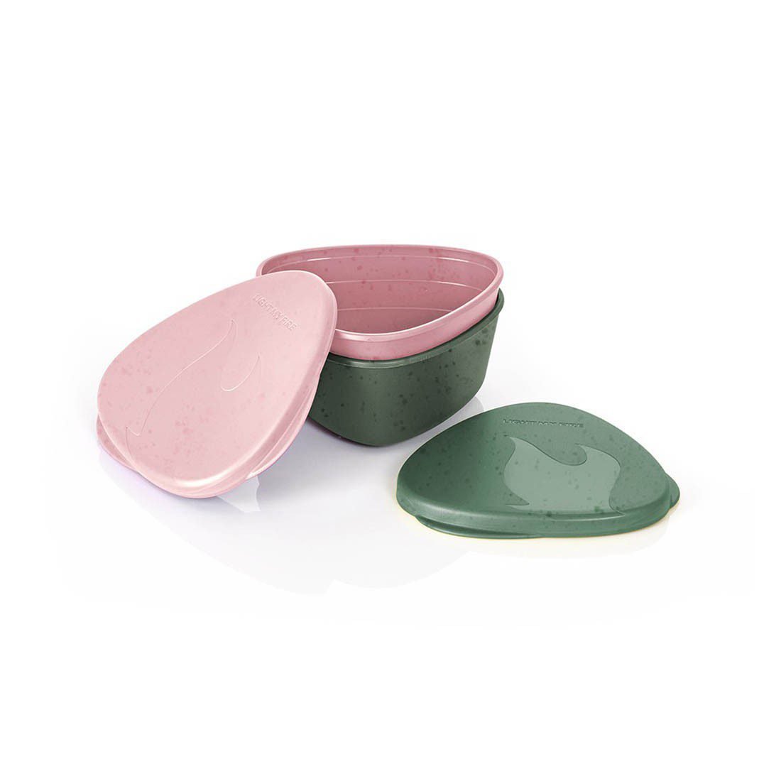 Light My Fire Snapbox BIO 2 Pack Sandy Green Dusty Pink-