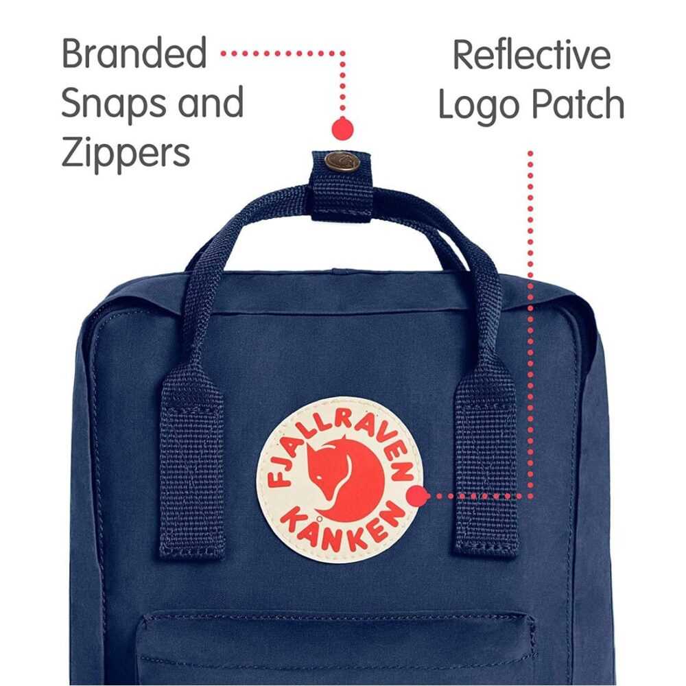 Fjallraven Kanken Mini Classic Backpack Navy - Image 2