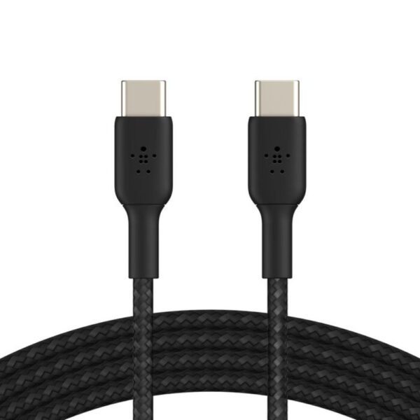 Belkin BoostCharge Braided USB-C to USB-C Cable 60W - Black
