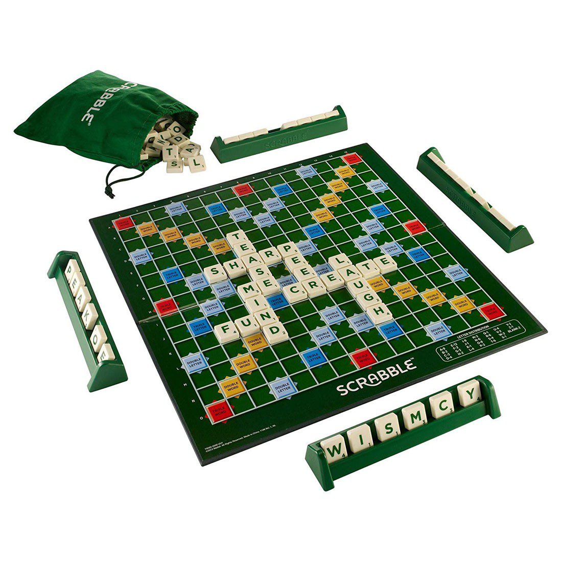 Mattel Scrabble Original Crossword Game - Image 2