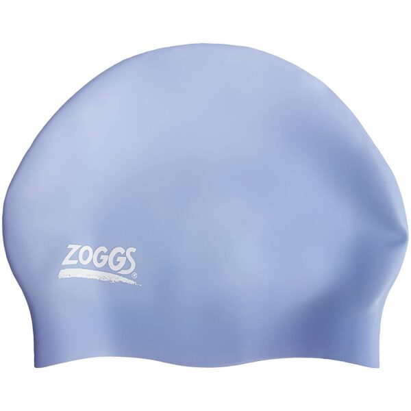 Zoggs Easy-Fit Silicone Swimming Cap Violet