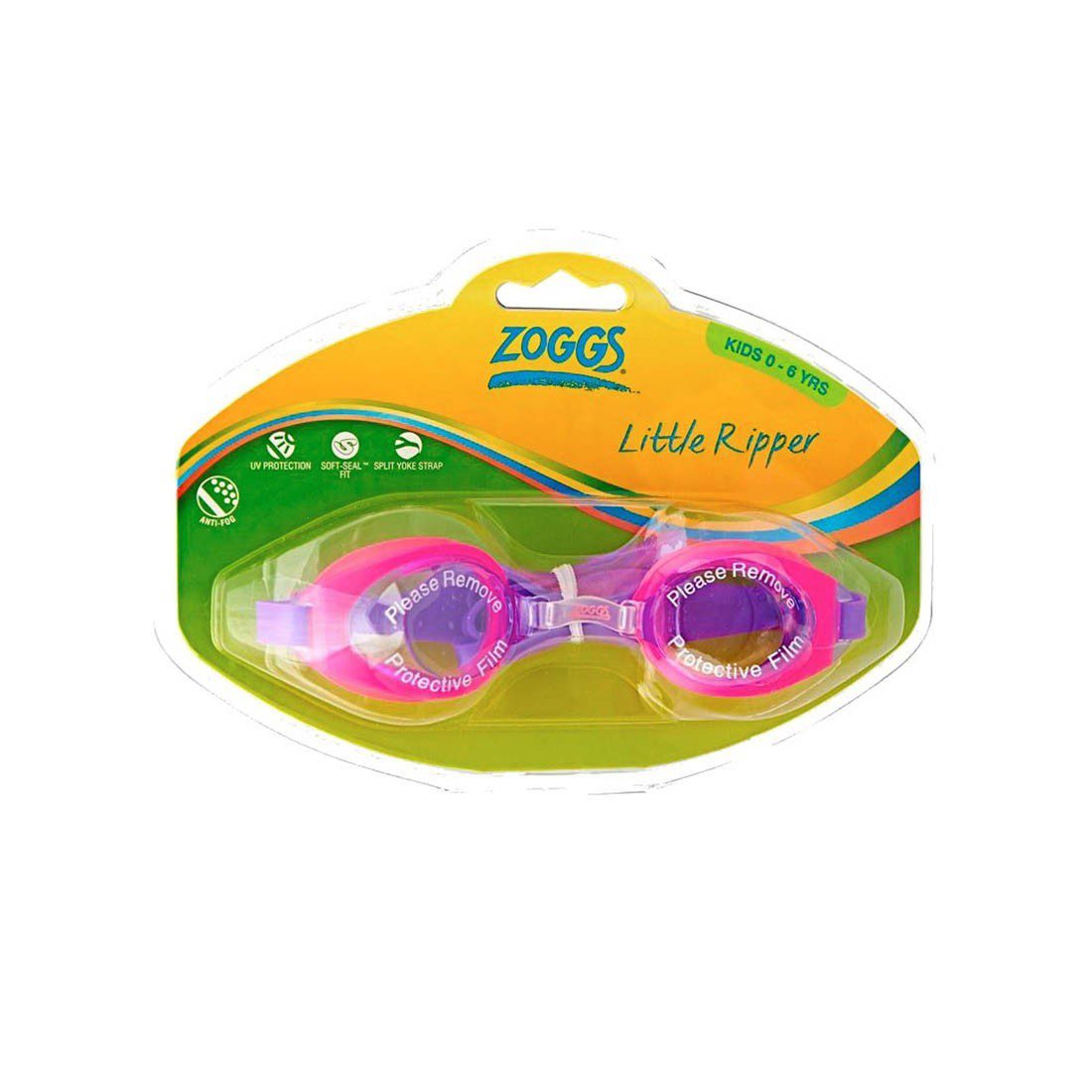 Zoggs Little Ripper Swimming Goggles Kids Pink 0-6Years