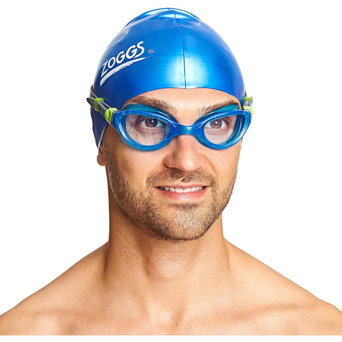 Zoggs Phantom 2.0 Swimming Goggles Clear/Blue - Image 2