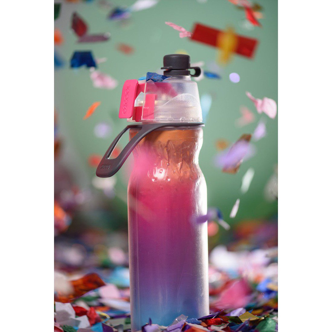 O2COOL Elite Mist N Sip Ombre Raspberry - Image 2