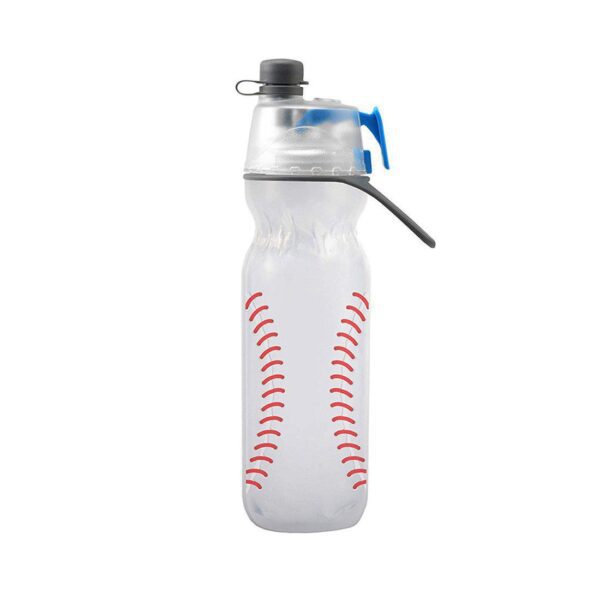 O2COOL Mist N Sip Insulated Water Bottle Baseball