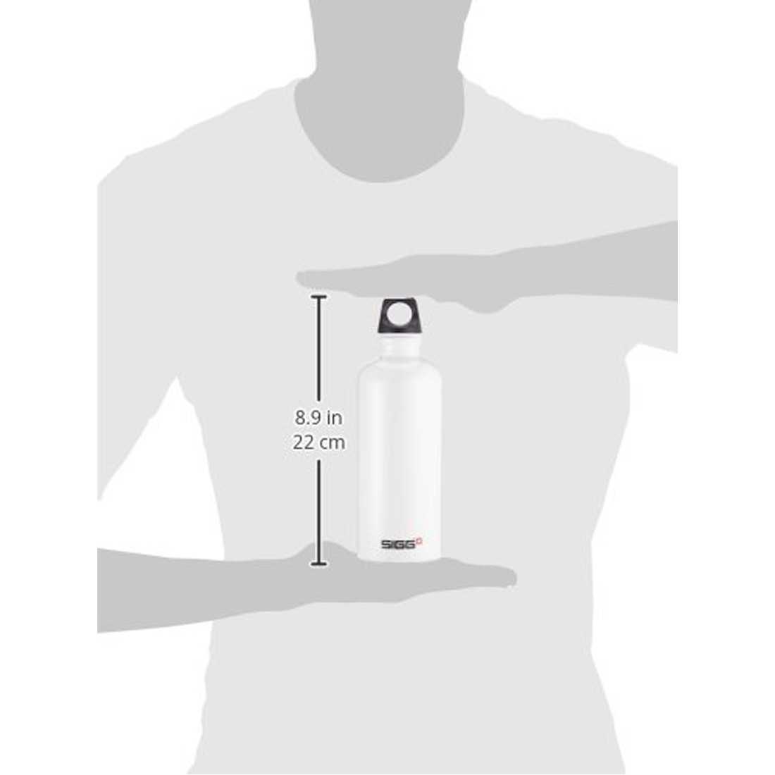 Sigg Traveller White Stainless Steel Water Bottle 1.0L - Image 3