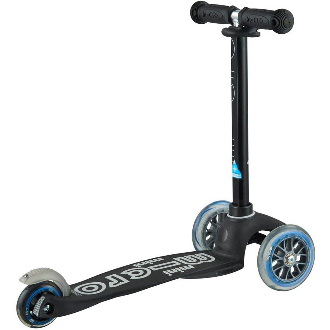 Micro Scooter Mini Deluxe Tilt and Turn Lightweight Kick Black - Image 2