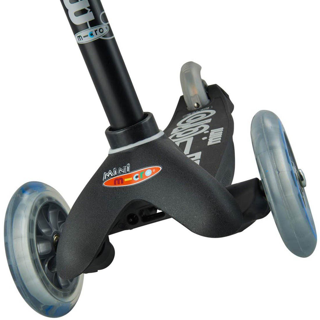 Micro Scooter Mini Deluxe Tilt and Turn Lightweight Kick Black - Image 4