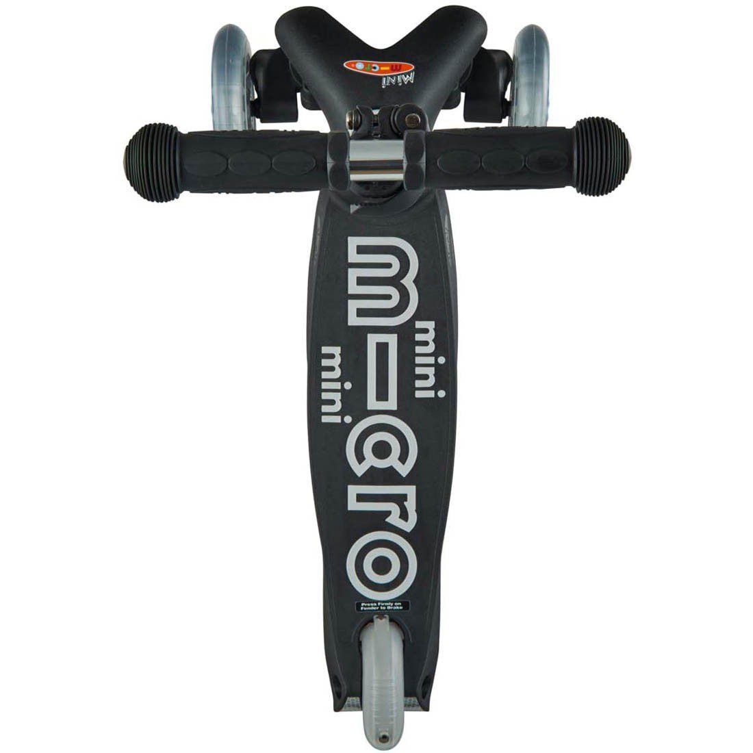 Micro Scooter Mini Deluxe Tilt and Turn Lightweight Kick Black - Image 5