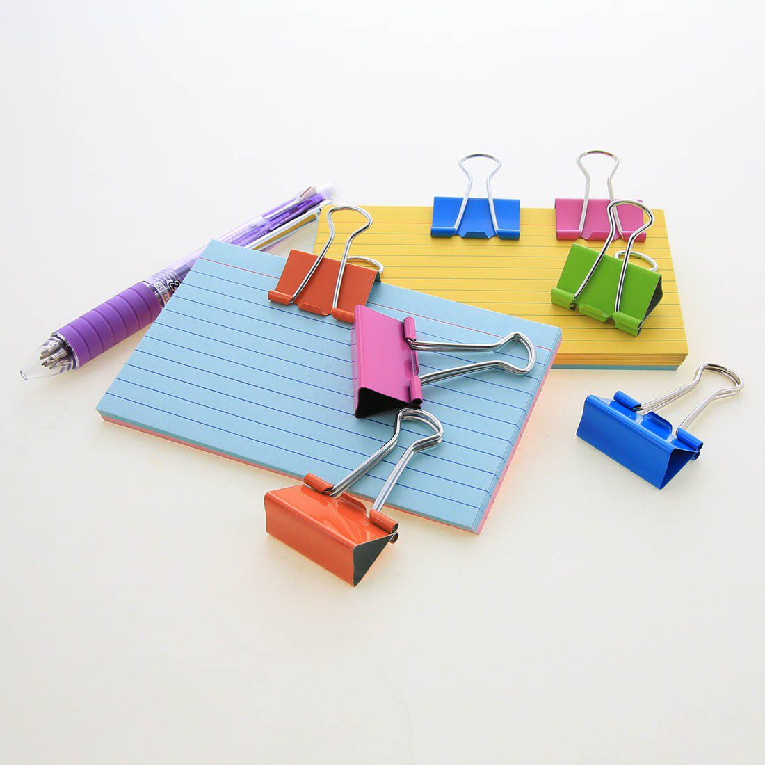 BAZIC Assorted Size Color Binder Clip - Image 2
