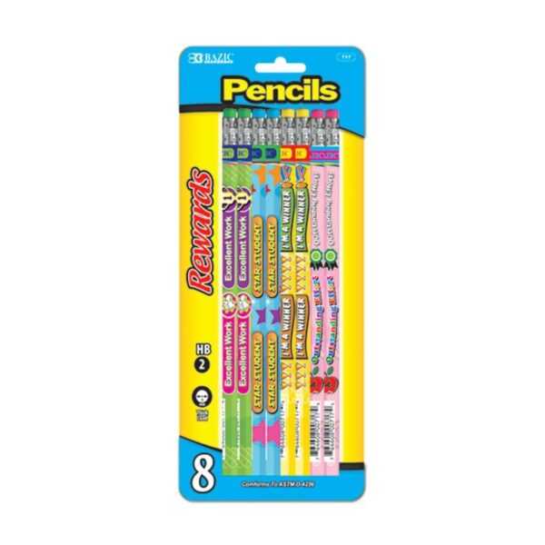 BAZIC Reward & Incentive Wood Pencils