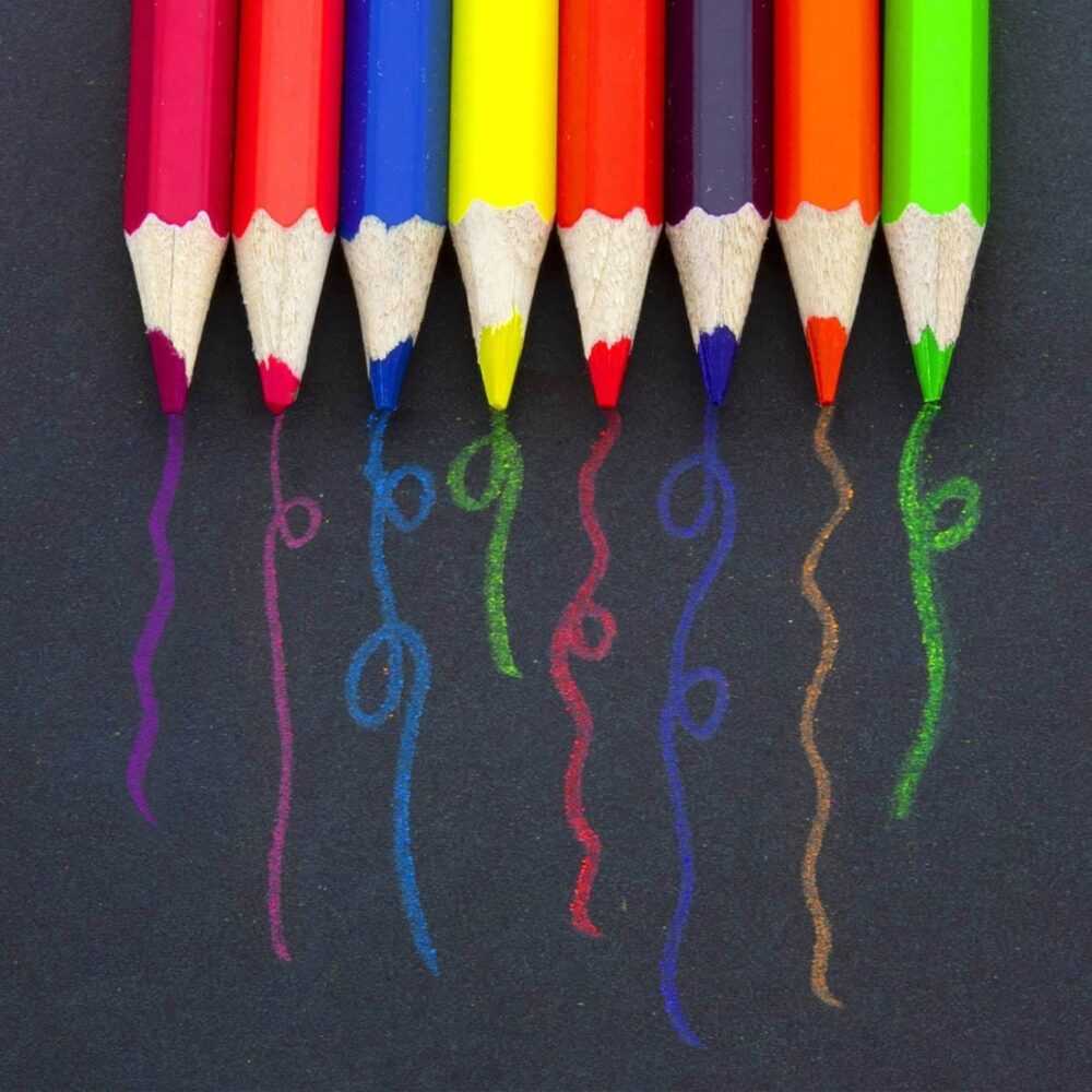 BAZIC 8 Neon Colored Pencils - Image 4