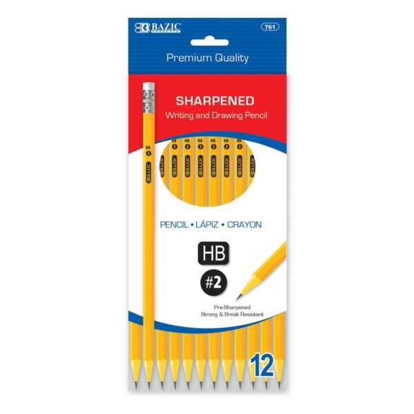BAZIC Premium Yellow Pencil