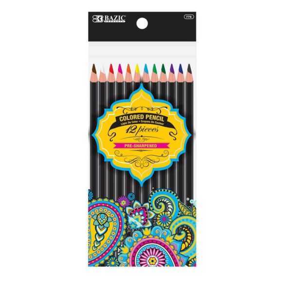 BAZIC 12 Color Pencil Designer Series