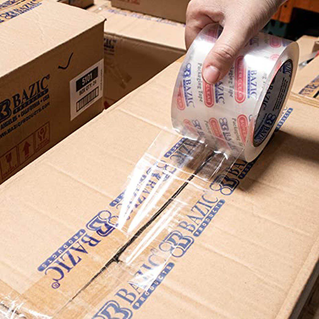 BAZIC Super Clear Packing Tape - Image 2