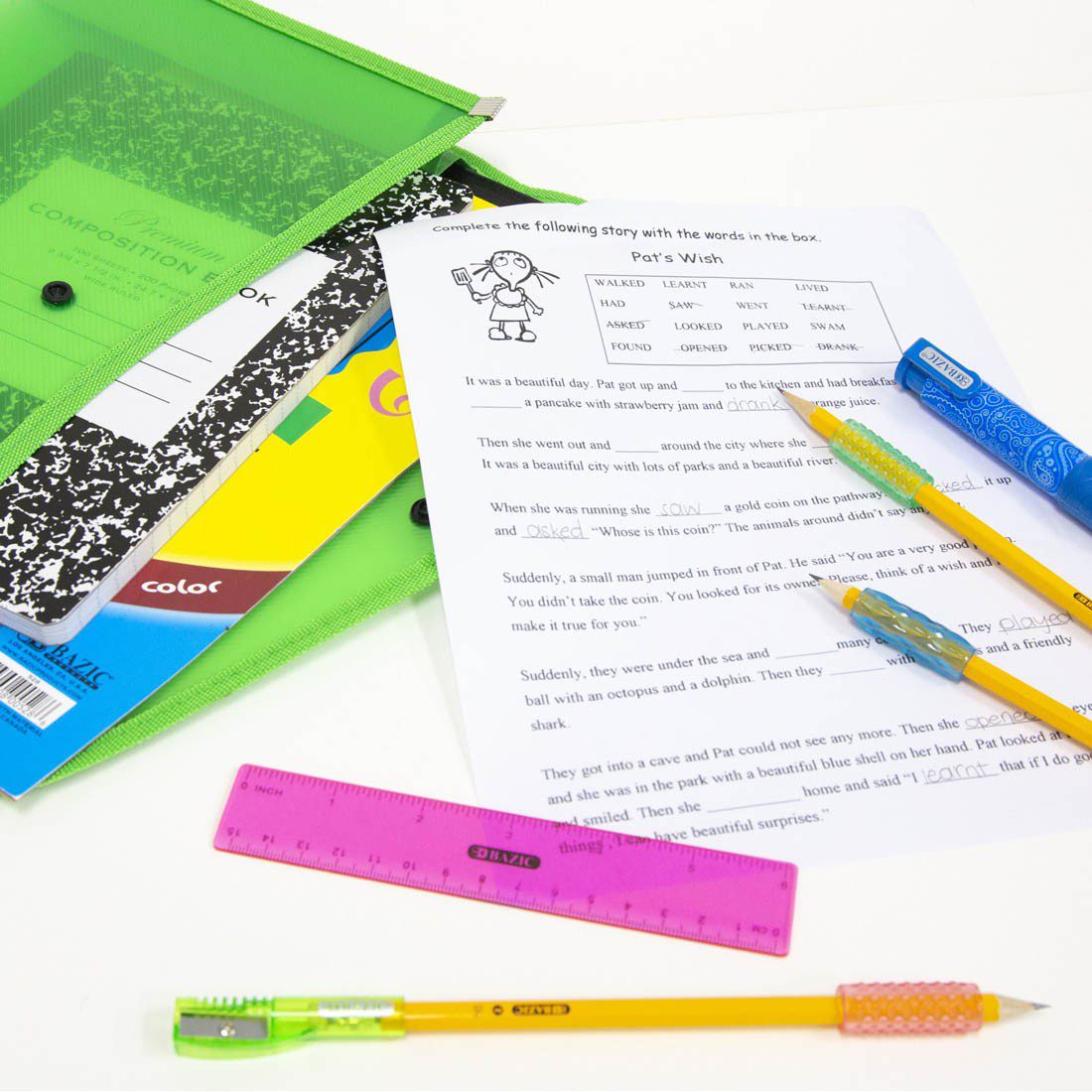 BAZIC Assorted Color & Shape Gel Pencil Grips - Image 2