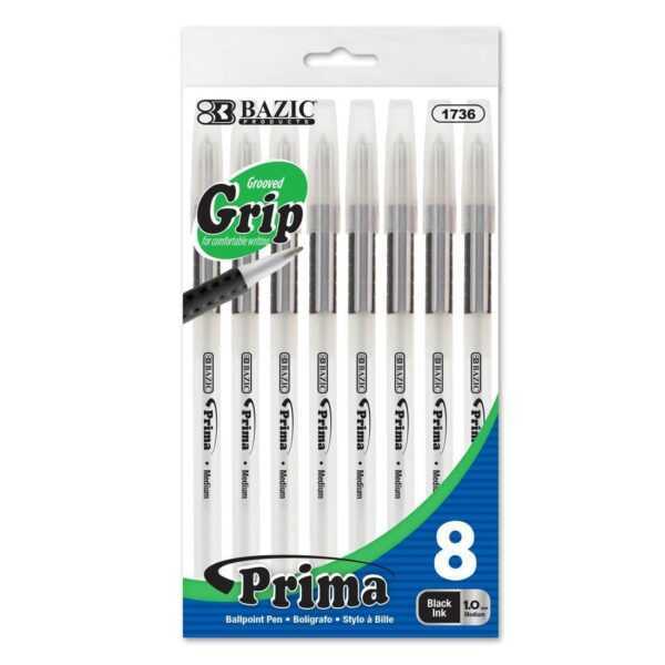 BAZIC Prima Black Stick Pen