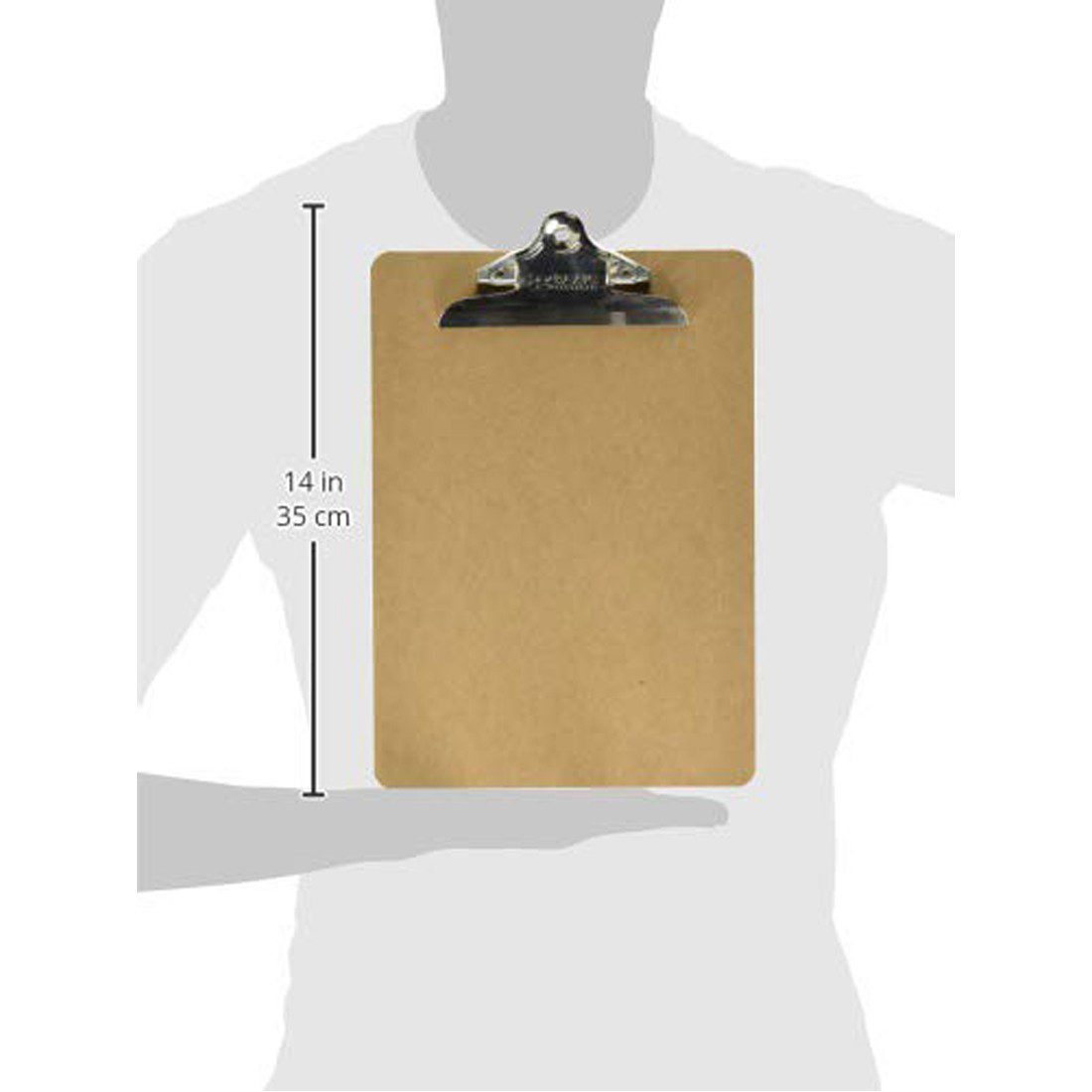 BAZIC Standard Size Hardboard Clipboard - Image 2