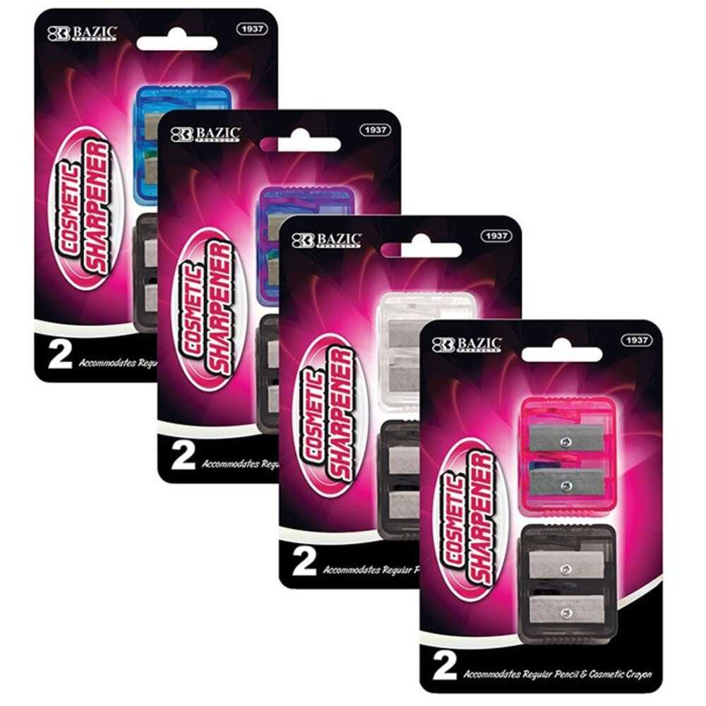 BAZIC Dual Blade Cosmetic Pencil Sharpener