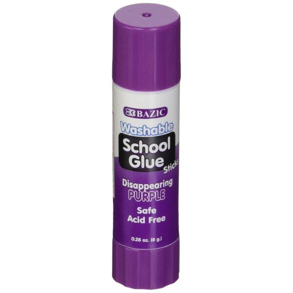 BAZIC Small Washable Purple Glue Stick