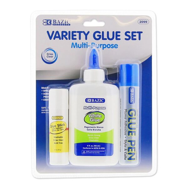 BAZIC Assorted Glue Set of 23
