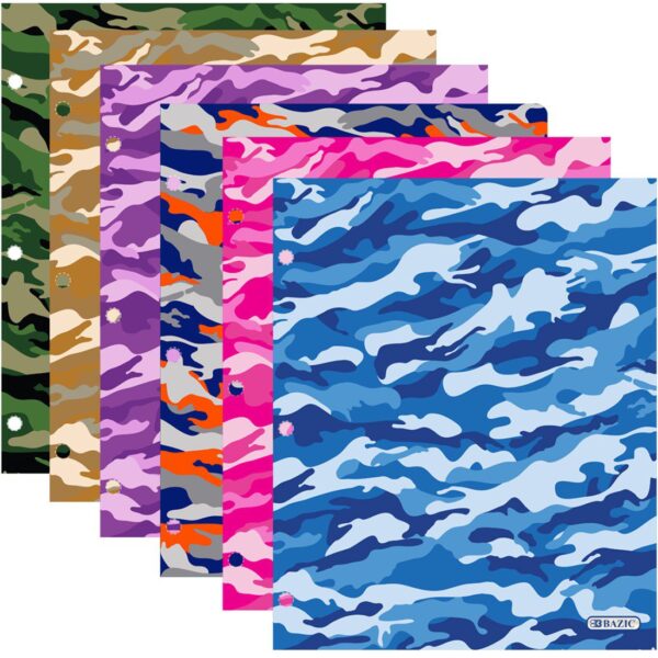 BAZIC Bright Colored Glossy Finish Laminated Camouflage Design
