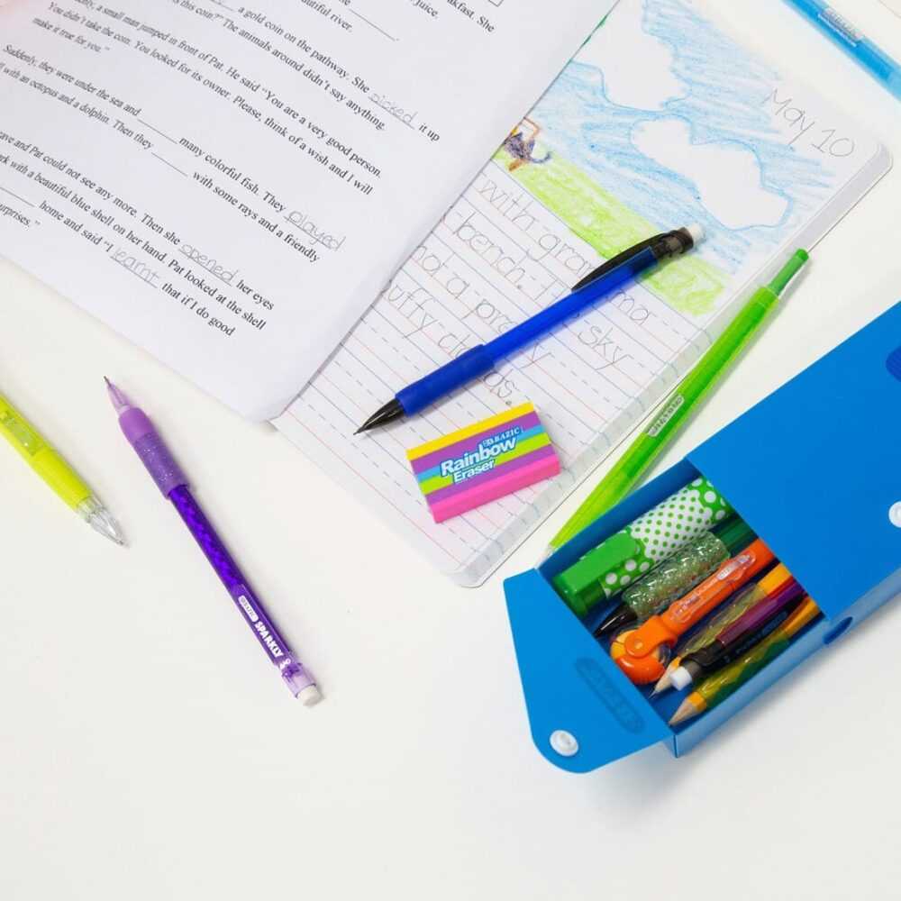 BAZIC Rainbow Eraser Set of 4 - Image 2