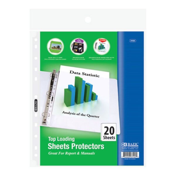 BAZIC Top Loading Sheet Protectors