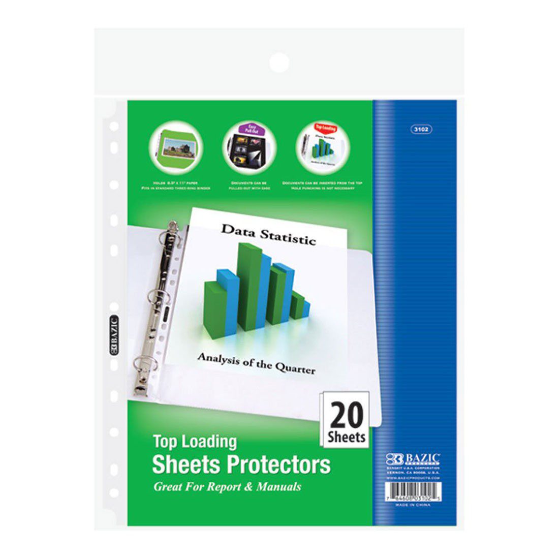 BAZIC Top Loading Sheet Protectors