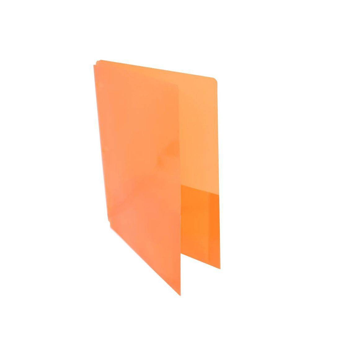 BAZIC Translucent 2-Pocket Poly Portfolio - Image 2