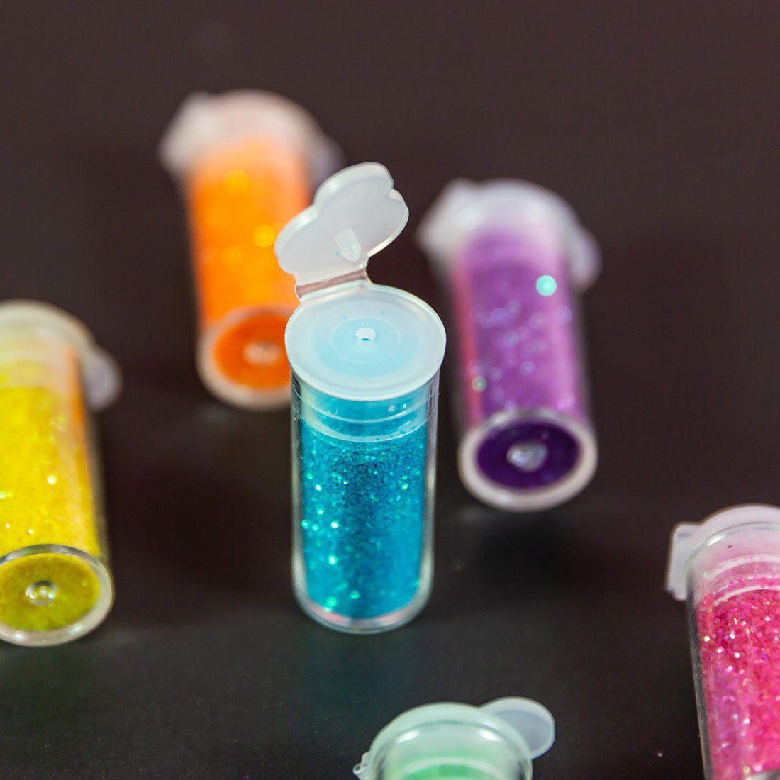 BAZIC 6 Neon Color Glitter Shaker - Image 3