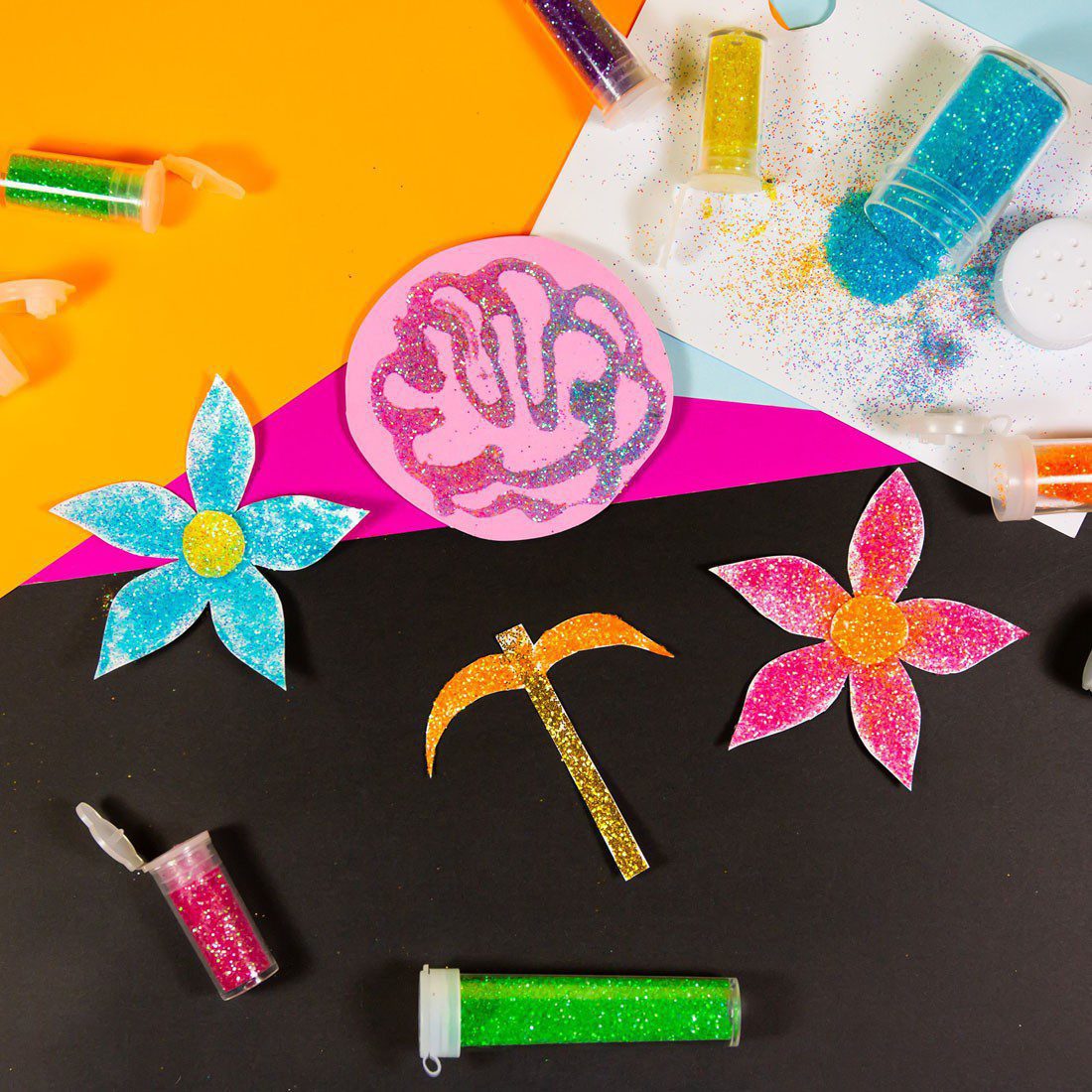 BAZIC 4 Neon Color Gliter Shaker - Image 3