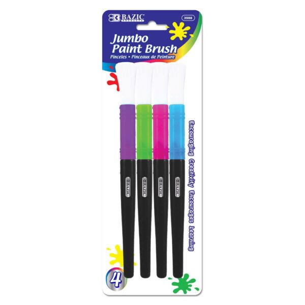 BAZIC Jumbo Kids Paint Brush Set