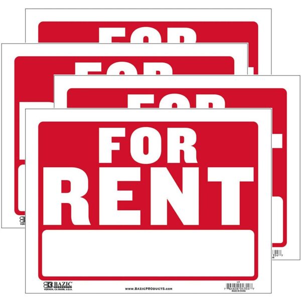BAZIC For Rent Sign