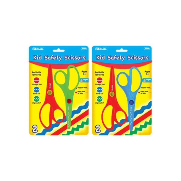 BAZIC 2 Fluorescent Safety Scissors