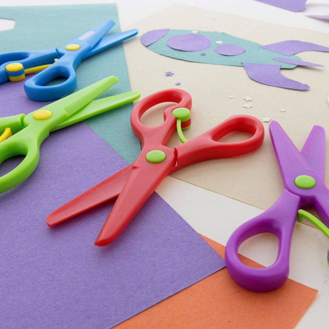Bazic Kids Training Safety Scissors - Image 2