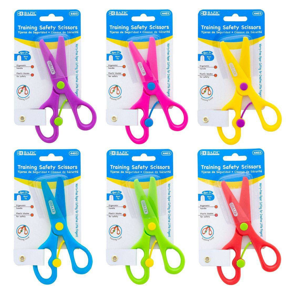 Bazic Kids Training Safety Scissors