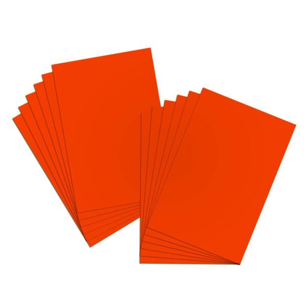 BAZIC Fluorescent Red Poster Board
