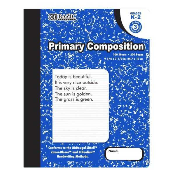 BAZIC Composition Notebook