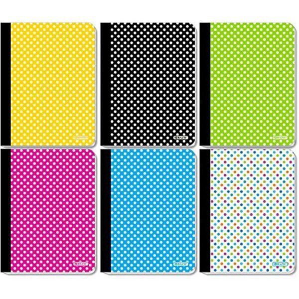 BAZIC C/R 100 Count Polka Dot Composition Book