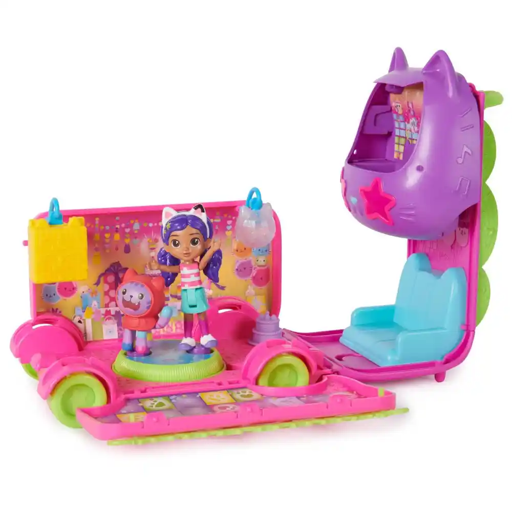 Spin Master Gabbys Dollhouse Purrfect Party Bus - Image 2