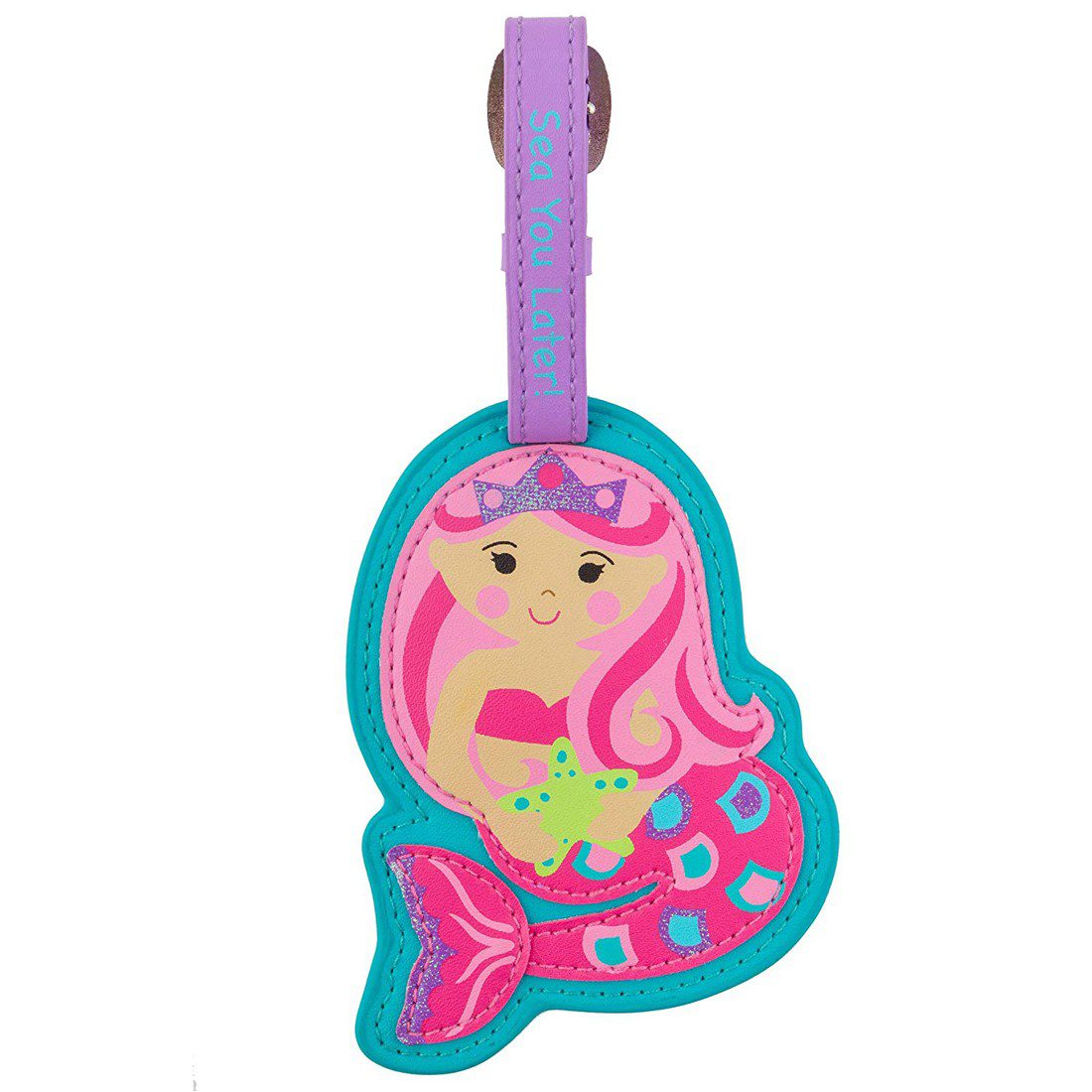 Stephen Joseph Luggage Tag Mermaid